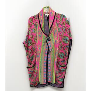 Freeway Sweater Cardigan Vest Cocoon Womens Small & Up Maximalist Statement